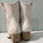 Dolce Vita White Leather Western Boots Size 7.5 Photo 2