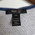 Style & Co Open front Casual Blazer Jacket Women’s Petite XL Gold Stud Details Photo 2