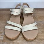 Lucky Brand Hecilia Leather Wedge Strappy Sandals Photo 5