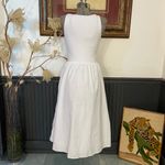 Spanx NWT  Smooth Jersey Scoop Neck Tank Midi Dress in Classic White - Sz S 🧡🎀 Photo 7