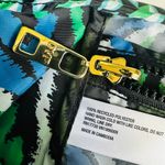 Diane Von Furstenberg Arrow Geo/Disco Zebra Green Reversible Reusable Bag DVF Photo 5