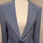 Armani Collezioni Armani Collezione Silk Blend English Blue Single Breasted Blazer Size 10 Photo 8