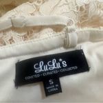 Lulus Zenith Cream Floral Lace Wedding Gown Maxi Dress Size S Small new Photo 5
