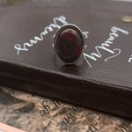 Western Mahogany Jasper Stainless Steel Gemstone Ring Red Photo 6