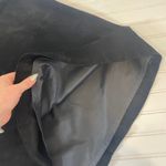 Lord & Taylor Women’s Suede Leather Black Skirt Size 14P Photo 2
