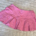 SheIn Pleated Pink Mini Skirt Photo 0