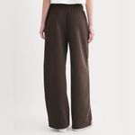 Everlane  Luxe Fleece Wide-Leg Sweatpant in Dark Chocolate, Size Small Photo 3