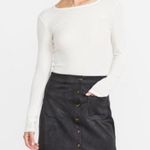Marine layer  Myra Mini Skirt Faux Suede Black button front Size 10 Photo 1