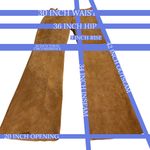 VINTAGE 1980'S TAN SUEDE FLARE LEG PANTS (S) Photo 13