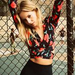 ZARA Floral printed crop top jacket S NWT Photo 4