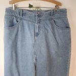 SheIn Curve High Waist Split Thigh Denim Jean Skirt Photo 2