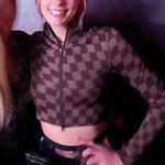 Divided Crop Top Long Sleeve Photo 3