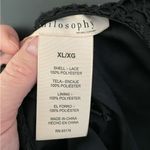 Philosophy  black lace‎ top size XL Photo 3