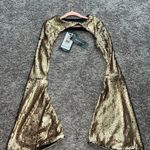 Dolls Kill  Gold Sequin Bolero Shrug Photo 0