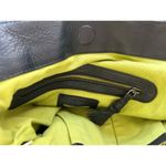 Anthropologie Lucky Penny  Black & Cream Embroidered Floral Hobo Photo 4