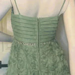 Say Yes To The Prom  Juniors 3D Rosettes Skirt Shirred -Top Gown Prom Dress. Photo 2