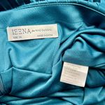 Mac Duggal  26909 Pleated High Neck Kitten Bow Midi Dress Photo 8