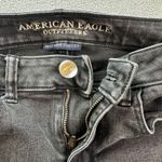 American Eagle  Womens Jeans 8 Reg Jegging Black Skinny Slim Stretch Mid R Denim Photo 6