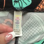 LuLaRoe  Tall & Curvy TC Plus Size 1X Purse Handbook Leggings Black Mint Orange Photo 6