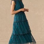 Sundance Dark Green Lace Dress Photo 0