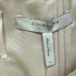 BCBGMAXAZRIA NEW  RUNWAY Cream Gray Sweetheart Strapless Mini Dress Size 10 Photo 5