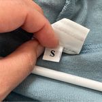 Pacificotton Asymmetric Tunic cowl neck womens Blue (medium) heavy lagenlook vtg Photo 6