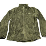 The North Face Women's Osito Coat Jacket High Pile Teddy Fleece Size Large Green Photo 0