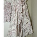 NWOT Thierry Colson Floral white cottage core 2 piece skirt and blouse Set Med Photo 9