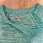 Gerry Women’s Crew Neck Pullover Sweatshirt Blue Zipper Shoulder Size M Size M Photo 1