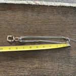 Lia Sophia  silver tone short necklace , triple strand snake chain with 3” ext Photo 6