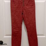 Pilcro and the Letterpress Anthropologie Floral High Rise Button Up Pants Photo 2