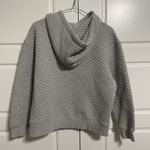 Zyia Active Quilted‎ Hoodie Pullover Athleisure Casual Comfy Gray Photo 6