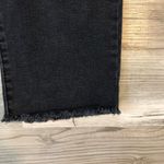 No Boundaries  Size 15 Black Stretchy Ankle Jeans, Raw Hem Bottom Photo 2