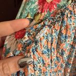 easel  | Boho Floral Off-Shoulder Mixed Print Tiered Swing Midi Dress | Small Photo 6