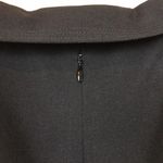 Calvin Klein  Women’s Black Ruffle Drape Front Bib Collar Sleeveless Sheath Dress Photo 5