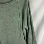 H by Bordeaux  Linen Green Blouse Size Large Photo 1