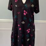 Callaway Golf Dress Opti Dri Women's Black Floral Short Sleeveless Sz L Photo 0