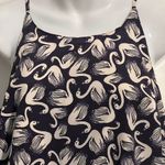 Anthropologie  Porridge Women’s Small Green/Dark Navy Swan Layered Tank Top Photo 1