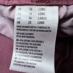 American Eagle Super Stretch Low Rise Jegging Womens 16 Long Pink Denim Jeans Photo 3