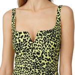 Likely NWT Constance Neon Yellow Leopard Print Bodycon Dress Photo 1