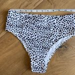 SheIn NWT Dalmatian high rise bikini bottoms Photo 1