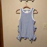 Current/Elliott Current Elliott Nautical‎ Slip stripe Cotton tank Size 1 Size Small Photo 2