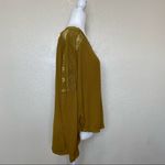 Free People  Lola Lace Trim V-neck Long Sleeve Oversized Tee Size XS Photo 5