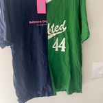 Edikted  Tee Green Blue White Short Sleeves Sports NWT size XL Photo 1