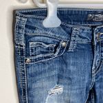 Silver Jeans Frances 18” distressed bootcut jeans size w28 Photo 78