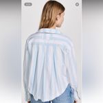 We The Free Free People Kelia Stripe Trapeze Shirt Size Large Photo 1