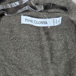 Pink Clover Pink‎ Clover Penton Two Pocket Open Front Cardigan Olive Green S NWT Photo 3