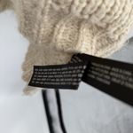 ZARA  Cream Brown Oversized Sequin Sweater Mohair Wool Size Medium Photo 9