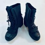 Converse  Chuck Taylor All Star Womens Size 7 Heeled Shoes Black New Photo 0