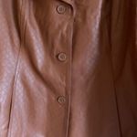 Dialogue  Genuine Leather Jacket Brown Women Size XL Unisex Vintage Coat Photo 1